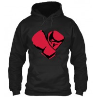 Black High Quality mma Fighter Cotton Hoodie
